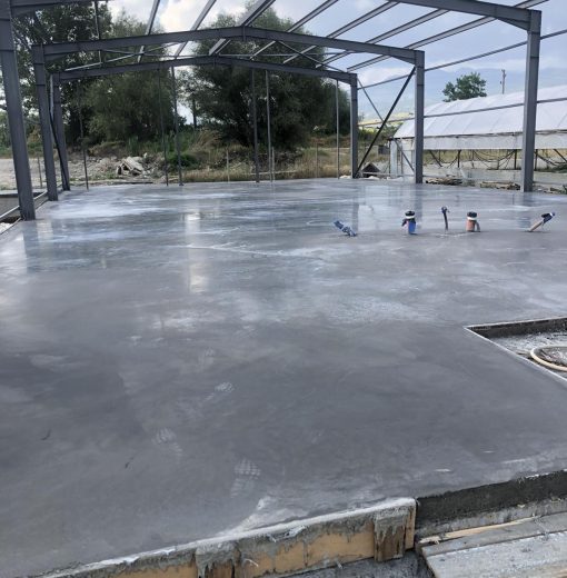 Наливане на плоча