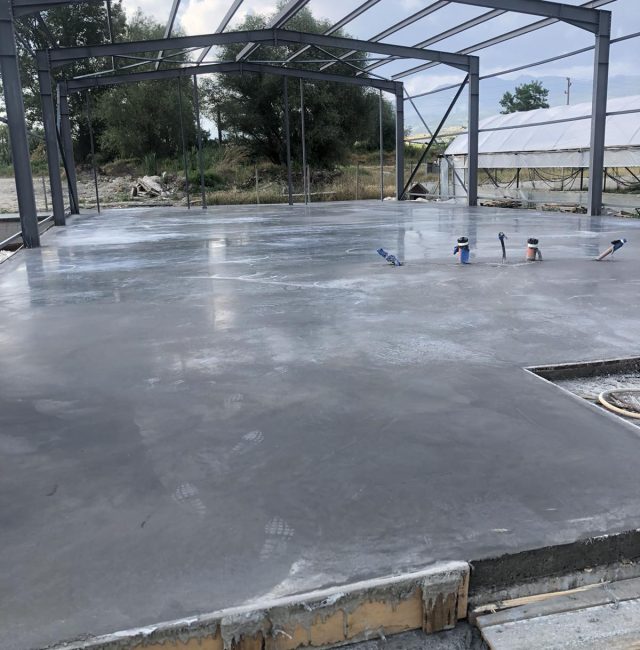 Наливане на плоча